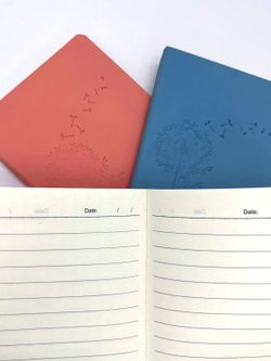 Набор 3 блокнота 88л (138*102мм) лин. бирюз.,роз.мрамор, персиковый (5447-5)