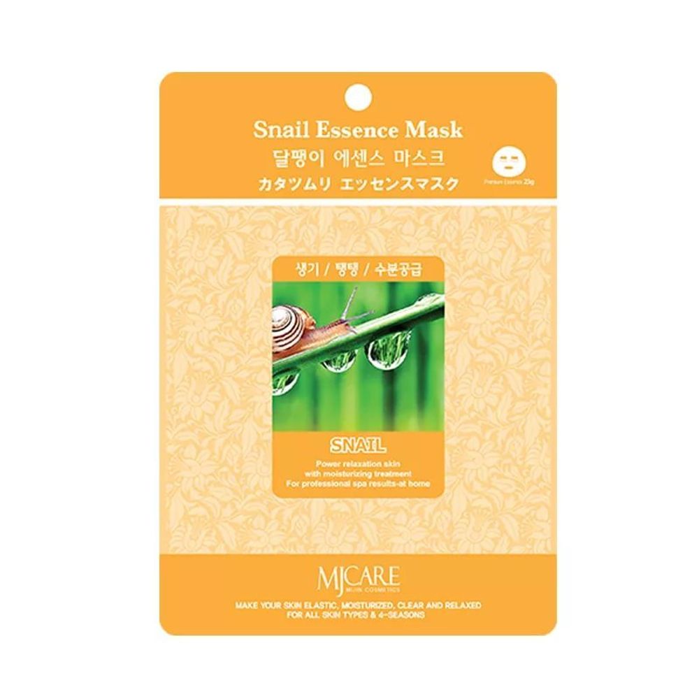 Тканевая маска для лица улитка MIJIN Care Mask