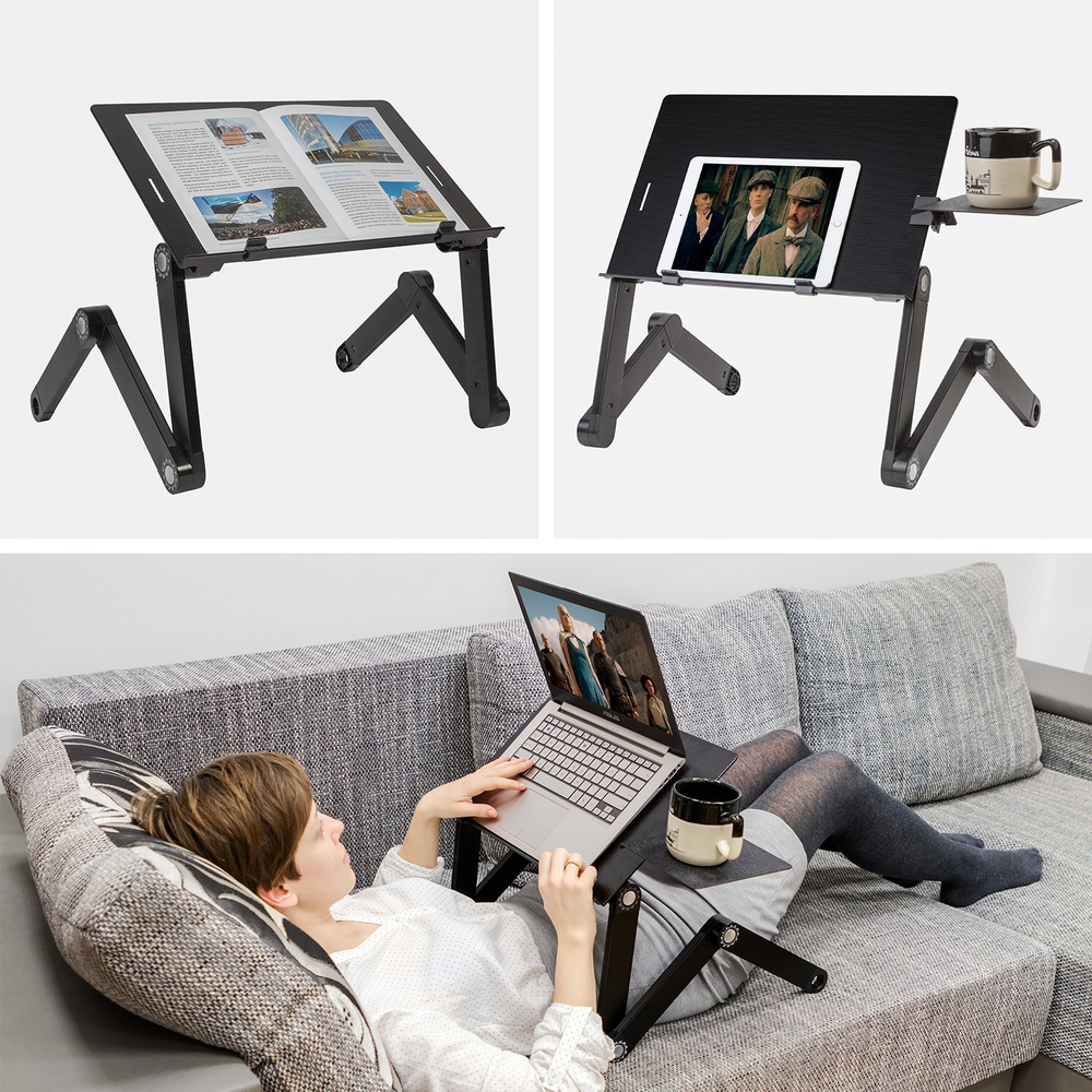 Столик для ноутбука, Столик для ноутбука в кровать, регилируемый столик для ноутбука, WonderWorker Einstein