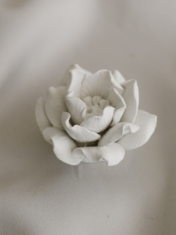 Статуэтка Ангел Верность и Аромакамень Цветок на подносе