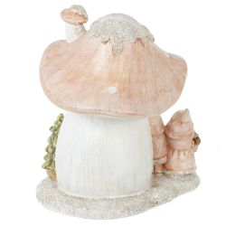 GAEM Фигурка декоративная с подсветкой "Домик и гномы", L13 W10 H15 см