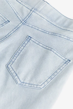 H&M Брюки широкого кроя, светло-голубой