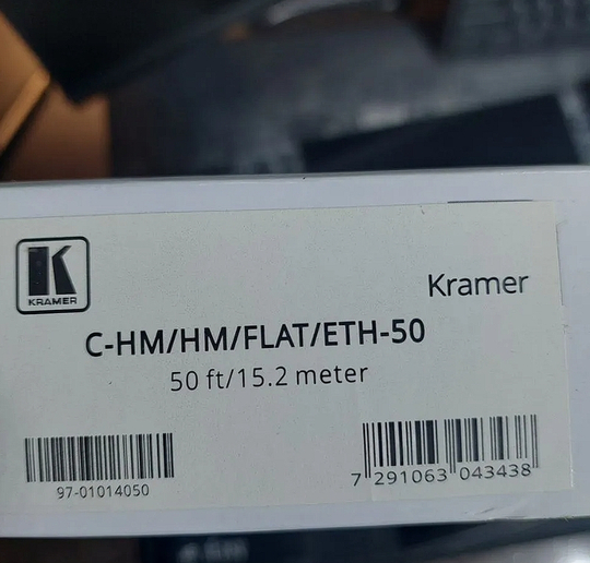 Hdmi (HEC) Kramer Electronics C-HM/HM/flat/ETH-50