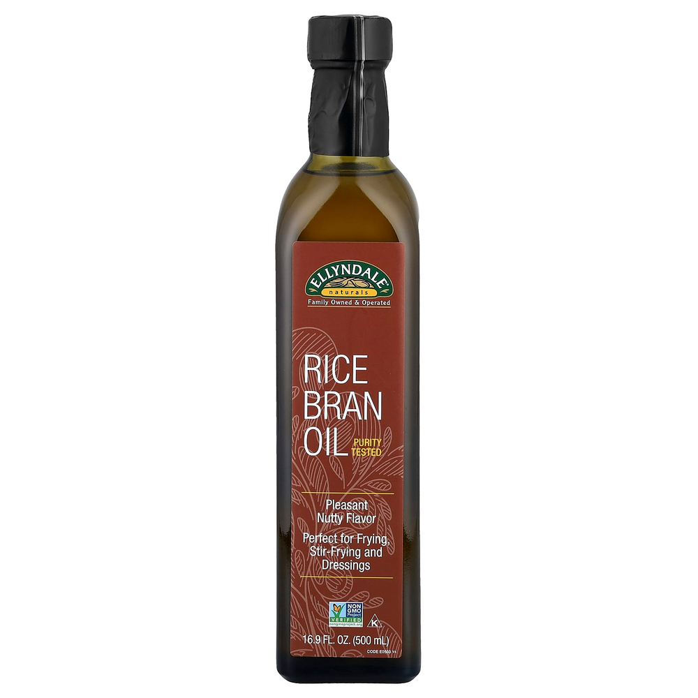 NOW Foods, Ellyndale® Naturals, масло из рисовых отрубей, 500 мл (16,9 жидк. унции)