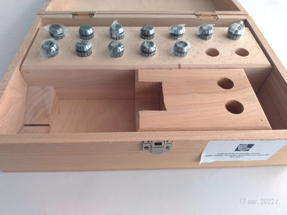 Набор цанг 428E-S   ER20   12шт.   зажим 2-13