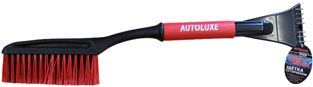 Щетка со скребком AL-103-(кор.12шт) чер-красн.