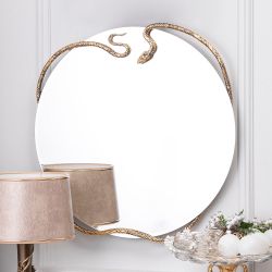 Зеркало настенное Змея Серпентис Амбер