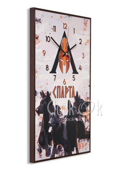 Настенные часы-постер "Спарта"