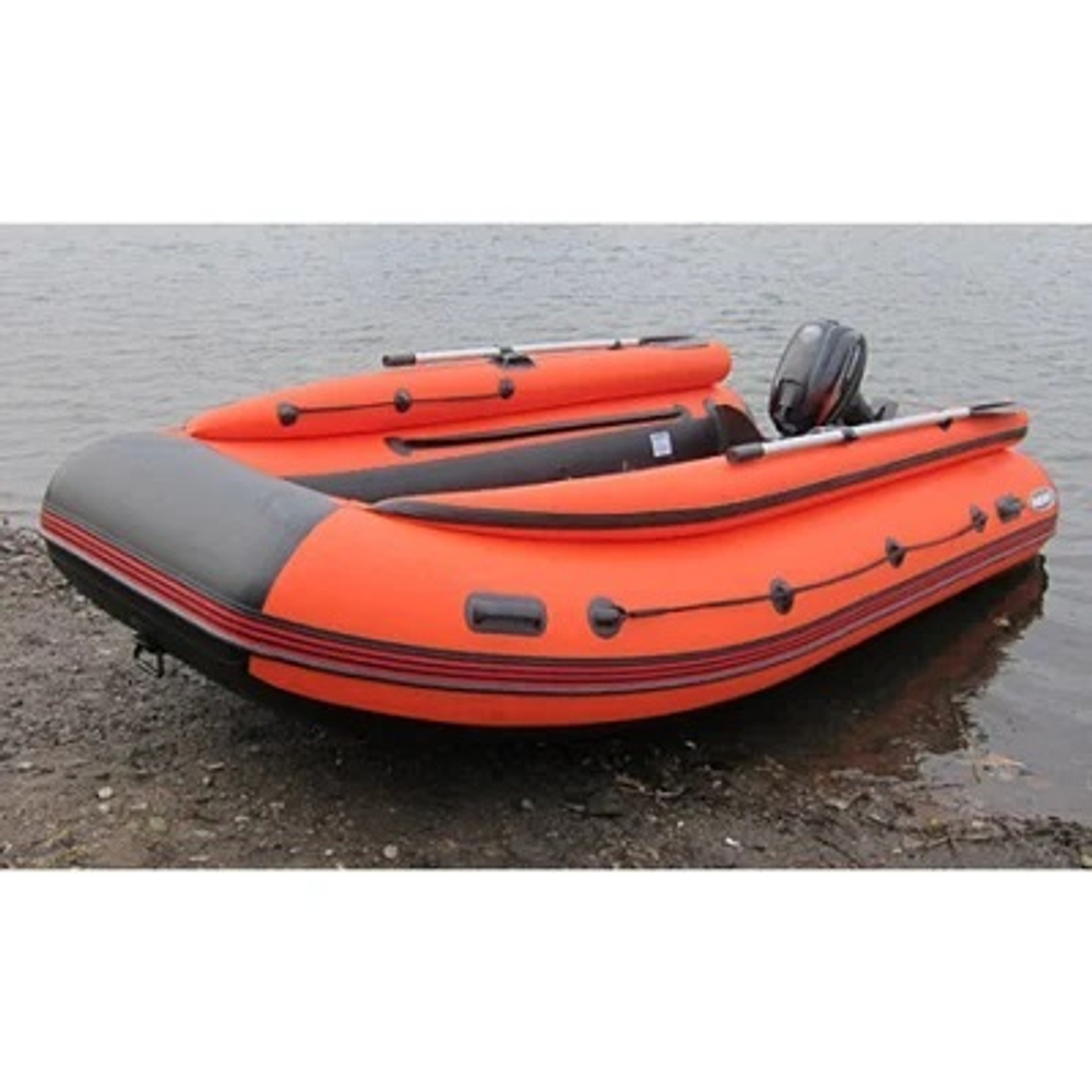 Лодка ПВХ REEF ТРИТОН 360FНД + 2х-тактный лодочный мотор PARSUN T25BMS