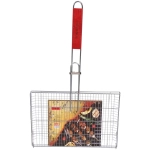 Решетка-гриль универсальная 34*23 см, h=2,5 см (длина с ручкой 55 см)