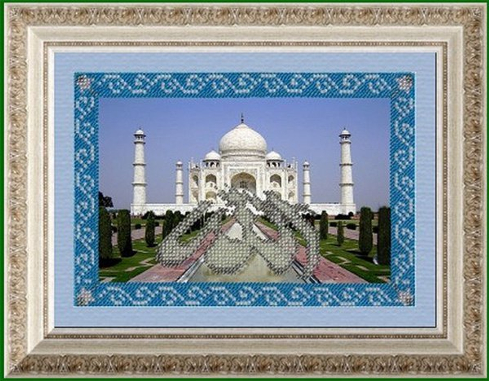 Тема: Религия, восток¶Техника: Вышивание бисером. Частичная вышивка.¶Размер: 14х20 см¶Основа: Ткань