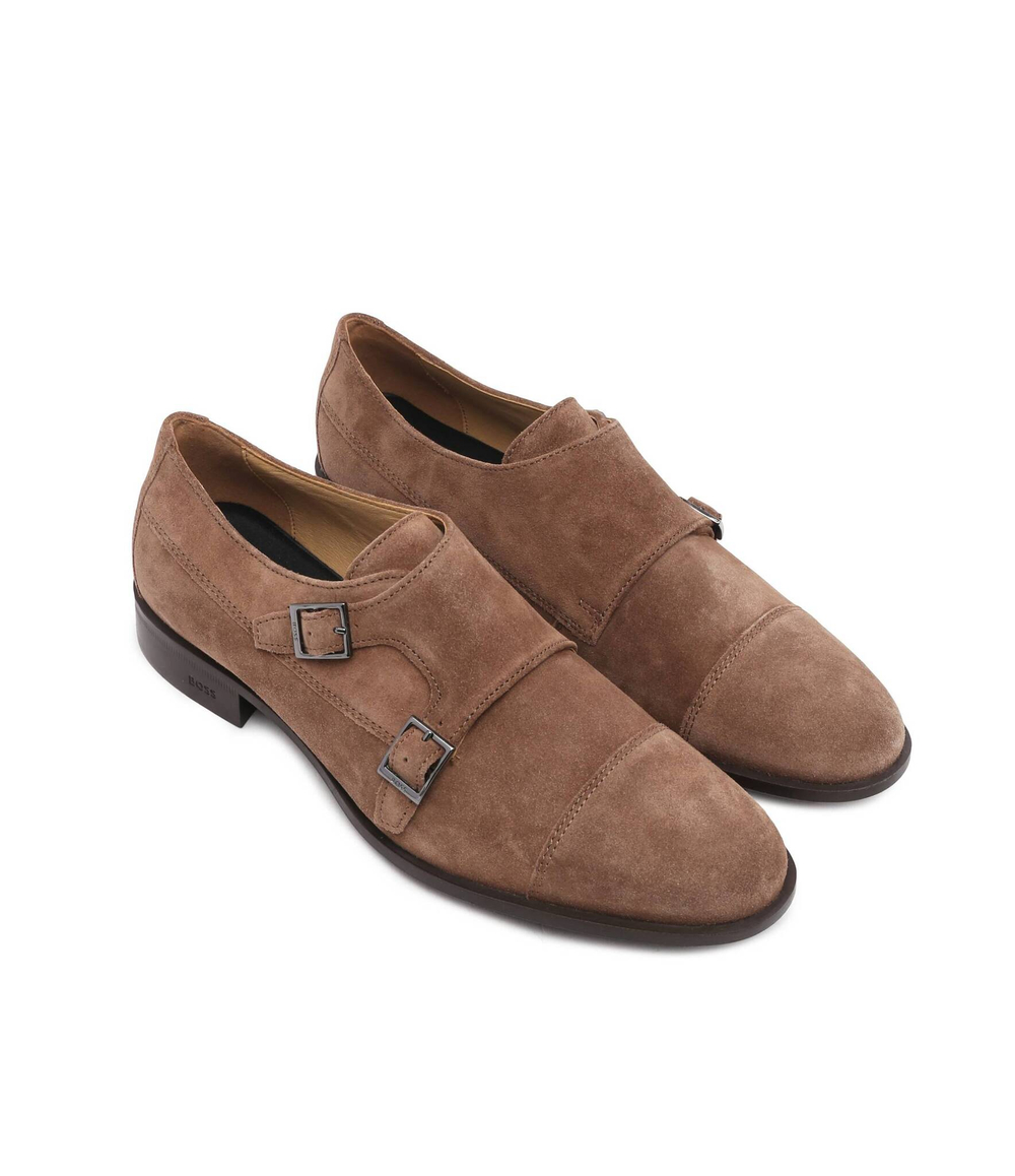 Кожаные монки colby BOSS BLACK - коричневый(50516610)