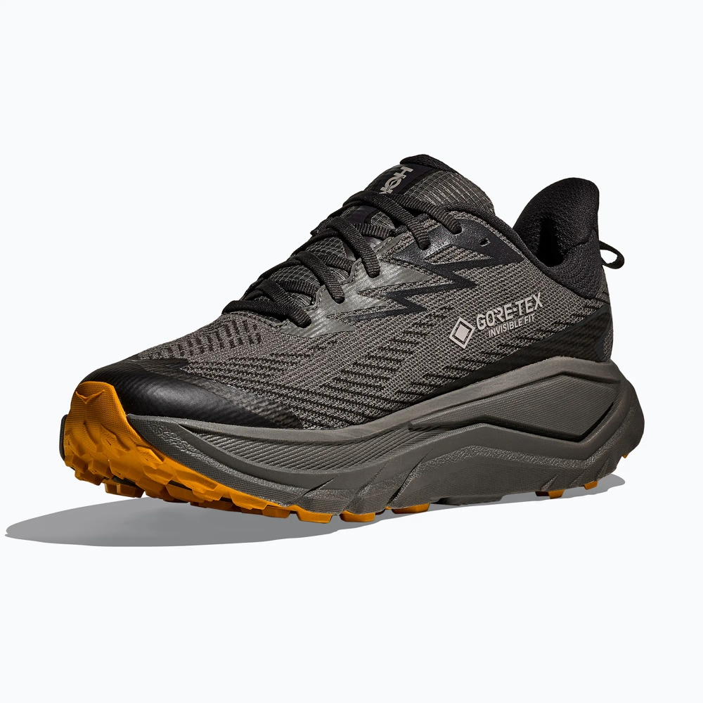 Кроссовки для бега HOKA Challenger 8 GTX asphalt grey/varsity yellow