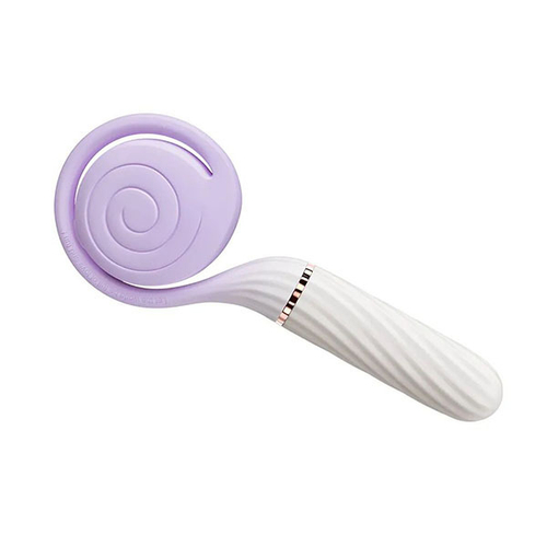 Сиреневый вибратор с вакуумной стимуляцией Otouch Lollipop Pulsator & Suction Massager Purple