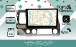 Магнитола для Honda Civic 2005-2012 (левый руль, рамка 10)- Vaycar VA20-0044 на Android 13, 8-ядер, 2Гб-32Гб, 4G SIM-слот