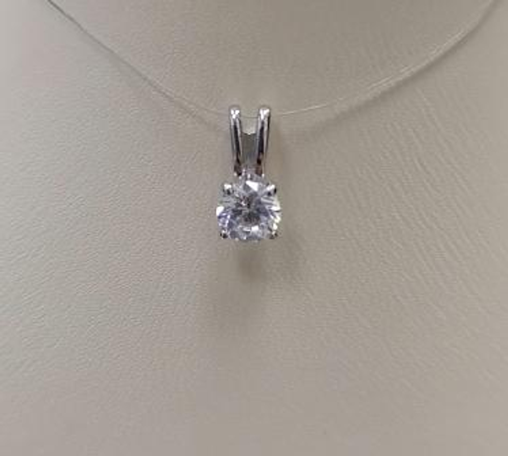 Подвеска из золота с фианитами