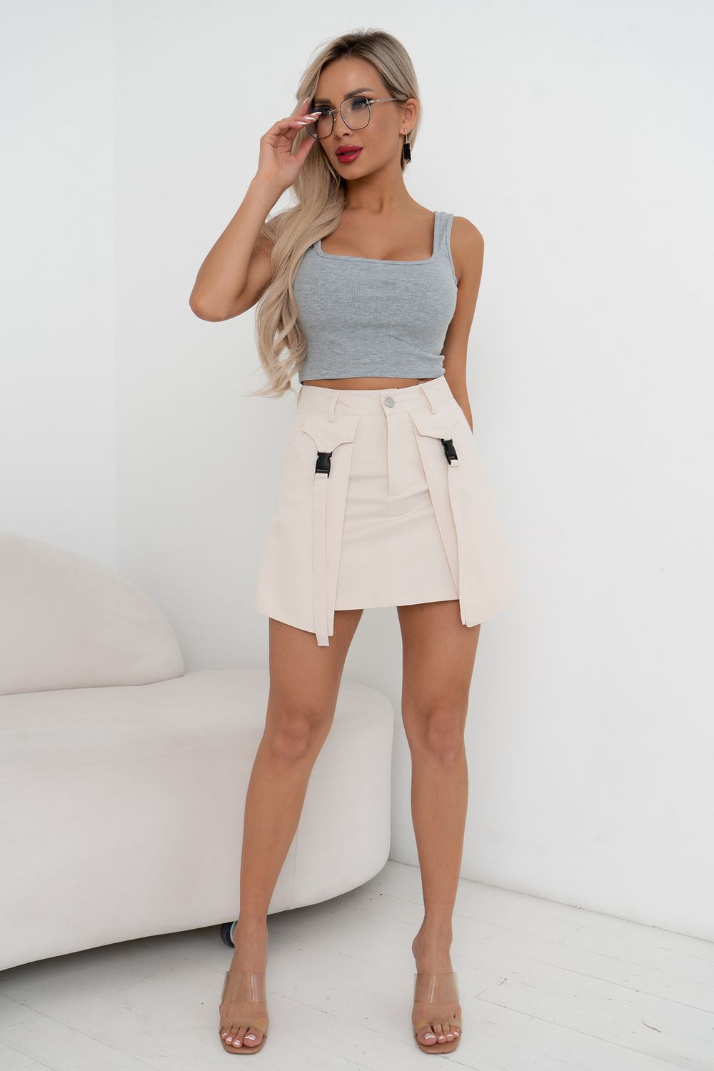 Юбка-карго (ванильный) Юб11-15 Nikol