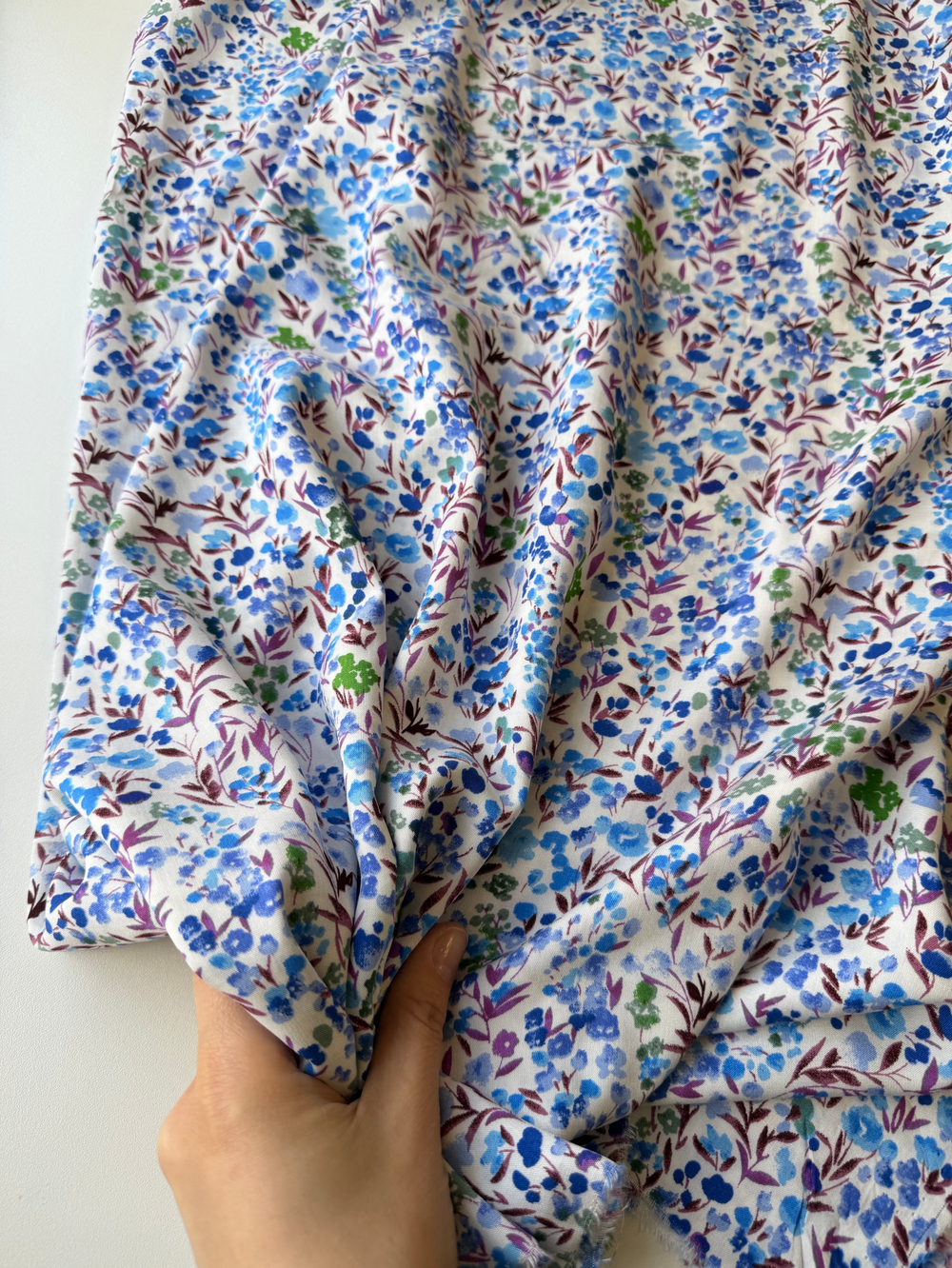 Вискоза (штапель) Черничный луг