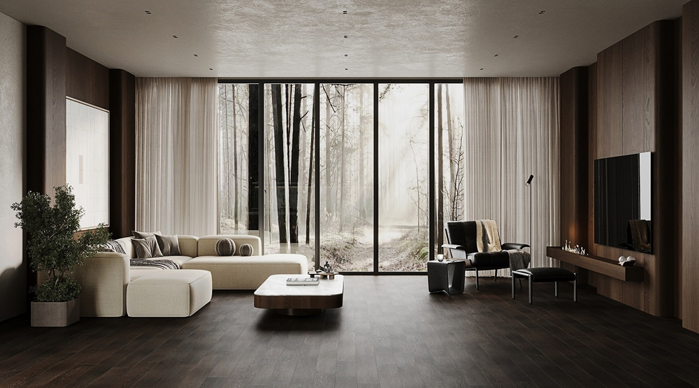 Кварцевый паркет Quartz Parquet Классик Венге Африканский 550-64 7/1,2 мм