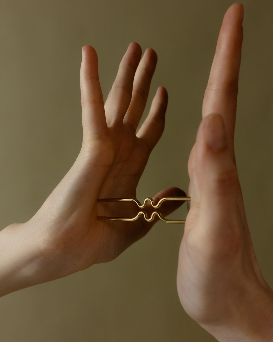 Кулон Sin/Cos Hair Pin Golden