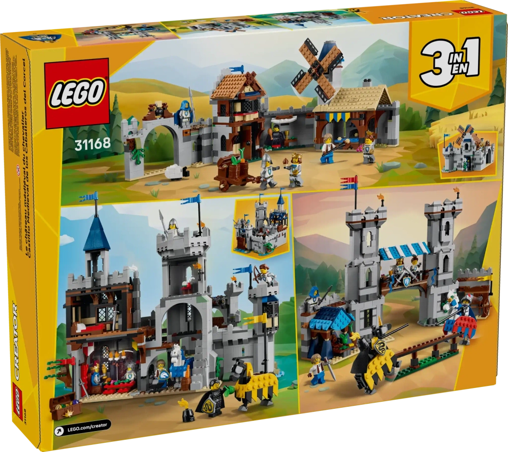 Конструктор LEGO Creator 3in1 31168 Средневековый замок Конного рыцаря