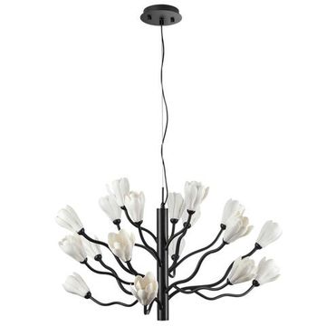 5090/18 MODERN ODL25 553 черный матовый/белый/фарфор Люстра G4 LED 18*5W GARDI