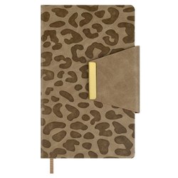 Ежедневник недатированный ESCALADA, А5, 160 л., арт. 70667/ 15 ВИНЧЕНЦО БЕЖЕВЫЙ (кожзам: 125x211 мм, твёрдый переплёт, материал обложки: искусственная кожа "Винченцо"; способ крепления блока: ниткошвейный; декор: блинтовое тиснение, металлический шил