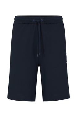 Мужские теннисные шорты BOSS x Matteo Berrettini Regular-Fit Shorts In Stretch Fabric - dark blue