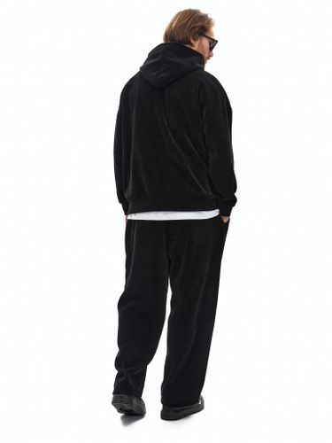 Черный спортивный костюм Hand Made из велюра