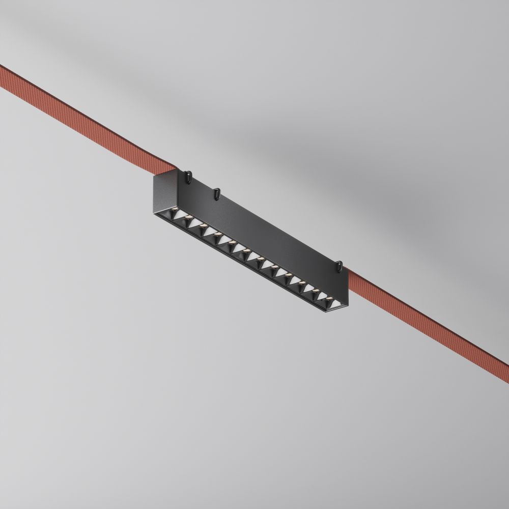 Трековый светодиодный светильник Maytoni Parity Points TR128B-12W4K-M-B