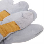 Перчатки краги «Работник» спилковые, утепленные кожаные ДоброСад