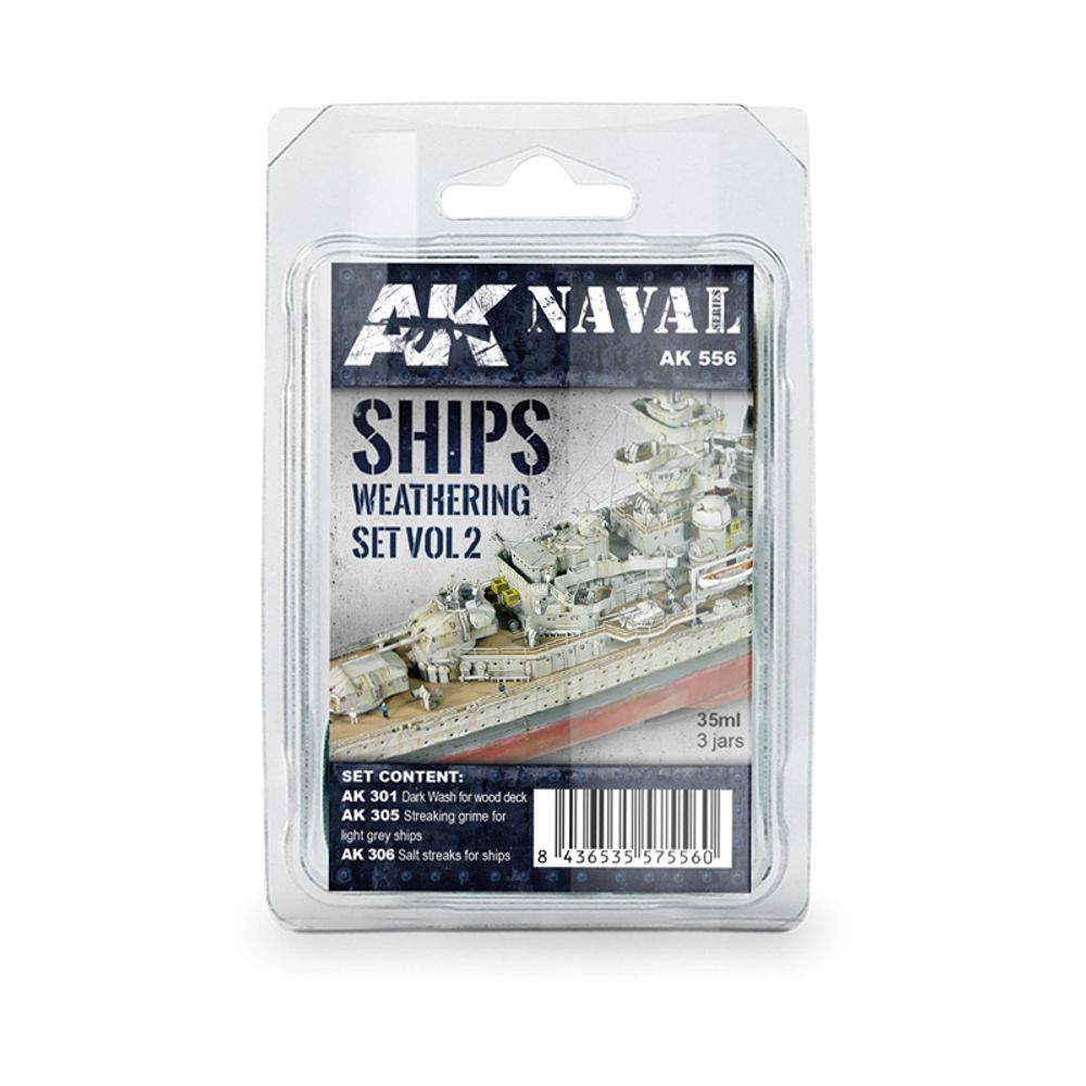 Набор красок AK Interactive Ships Weathering Set Vol.2
