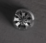 Насадка кондитерская «Сфера.Волна с цветком», d=3 см, вых. 2,3 см