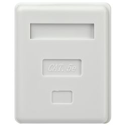 Розетка компьютерная RJ-45 ЭРА RJ01UN категория 5е неэкранированная 1-порт упаковка 40 штук