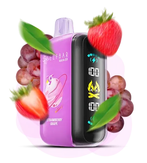 ELF BAR RAYA D3 - Strawberry Grape (5% nic)