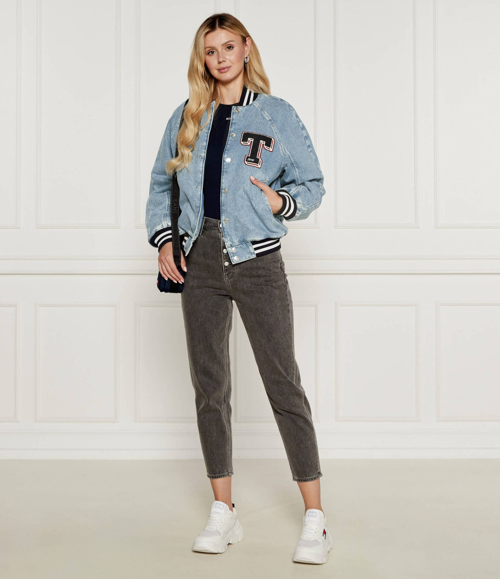 Куртка LETTERMAN Tommy Jeans - голубой(DW0DW18202)