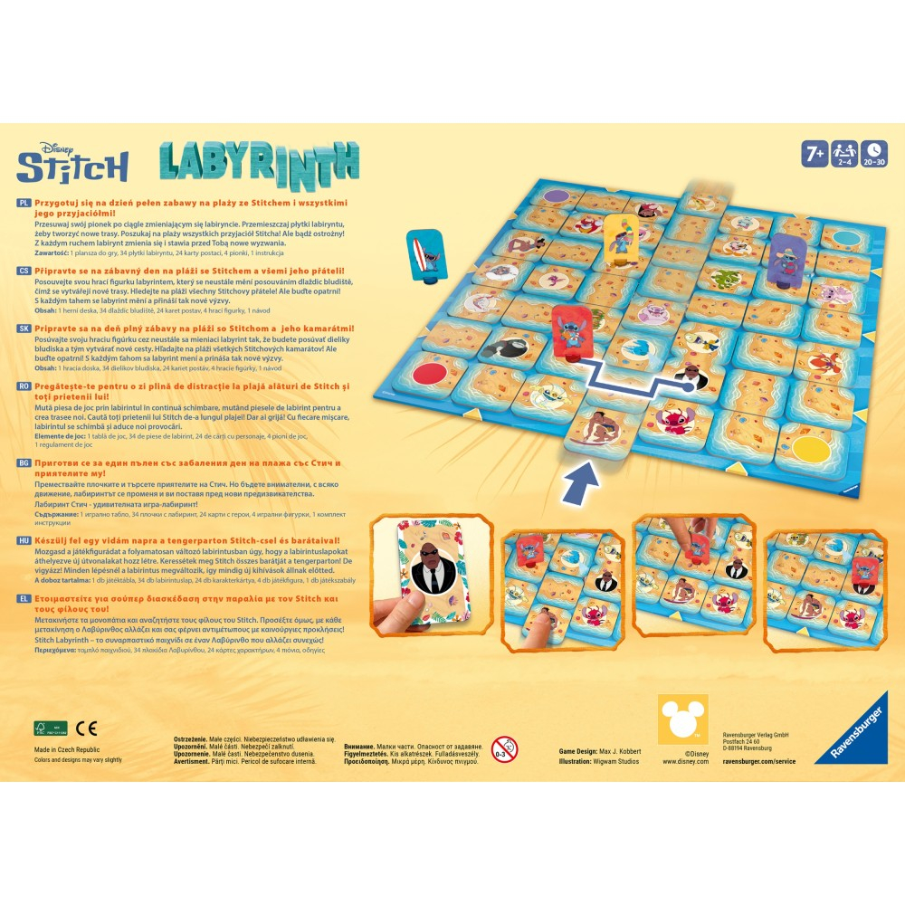 Настольная игра Ravensburger 249626 Лабиринт Stitch 249626 — фото 4