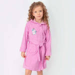 Халат (банный) для девочки M1191M-3/6 р.116 розовый (Такро)