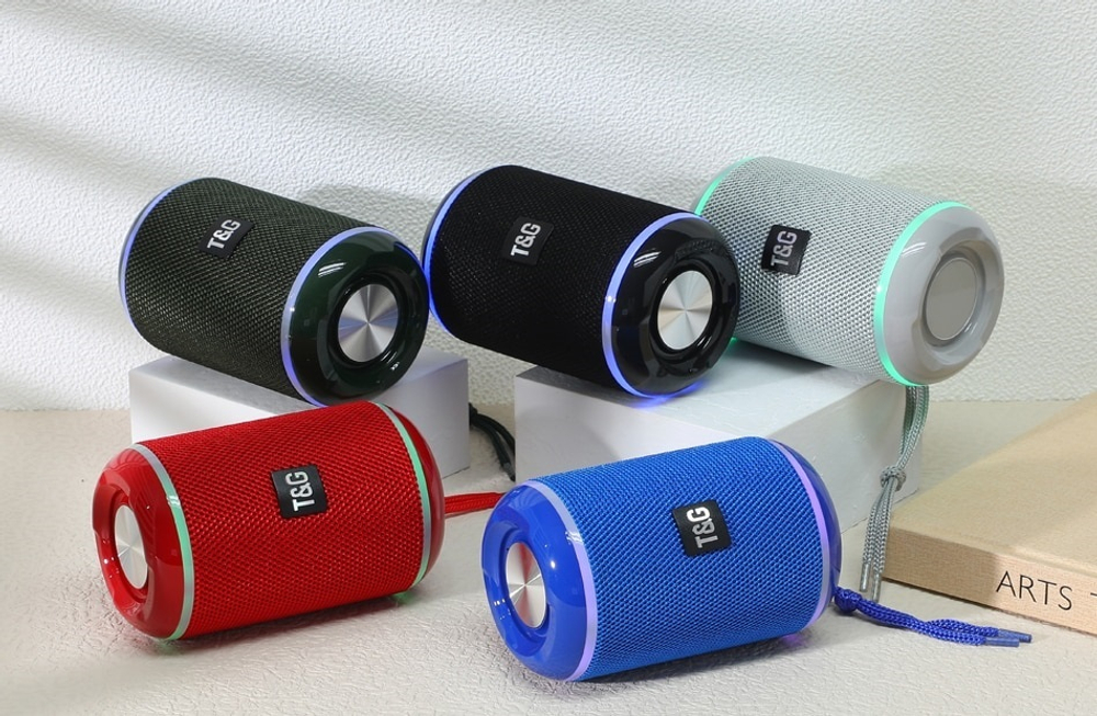 Беспроводная колонка TG-291 (5W/TF/USB/FM) RGB