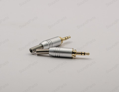 Mini Jack 3,5 mm с наружной резьбой (Серебристый)