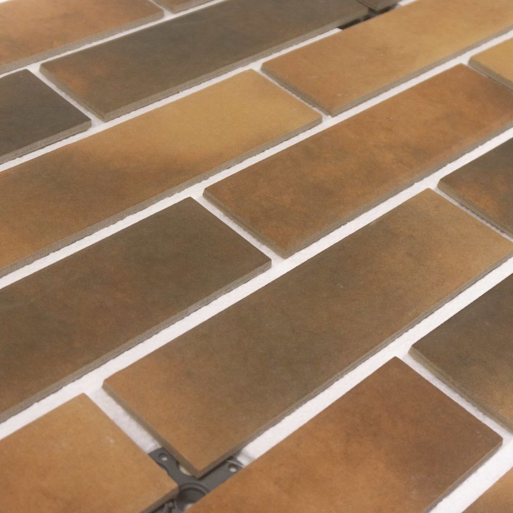 Клинкерная термопанель ППС BestPoint Retro Brick Curry 1020х455 мм