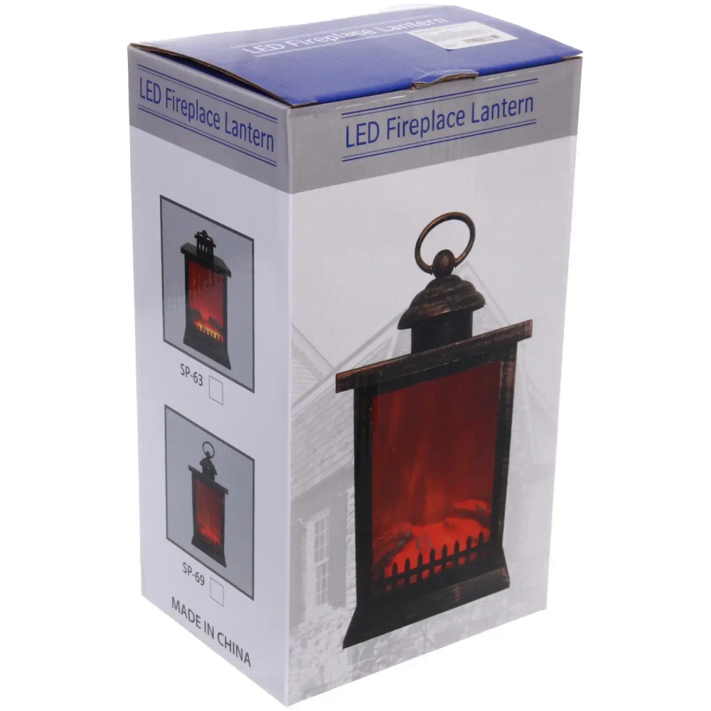 Сувенир с подсветкой «КАМИН - Вечер тепла» 15*12*26 см (питание от USB и батареек)