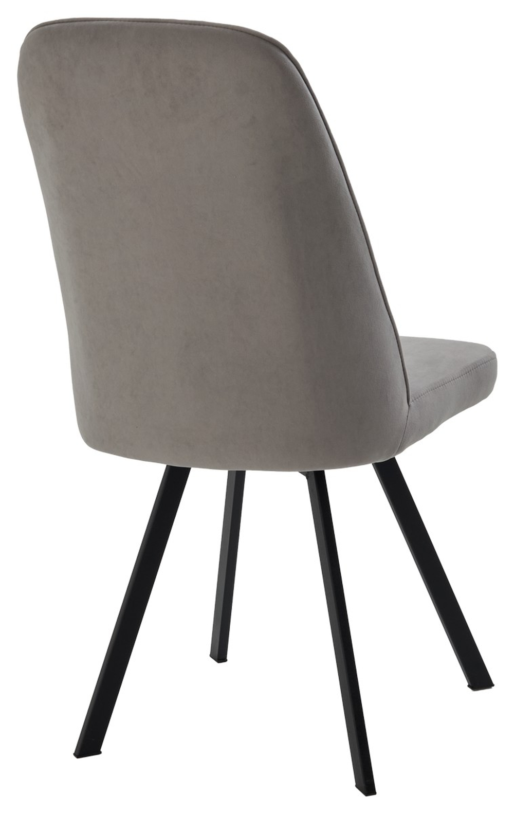 Стул ПРОВАНС 360 град. поворот. B22 Серый, велюр / черный каркас, М-City