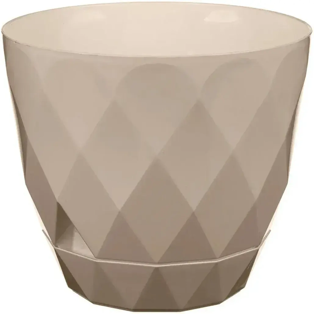 Горшок для цветов Laurel D175мм, 2,3л с поддоном (бежевый)