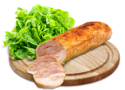 Рулет фаршированный из мяса индейки "Филейный", КД