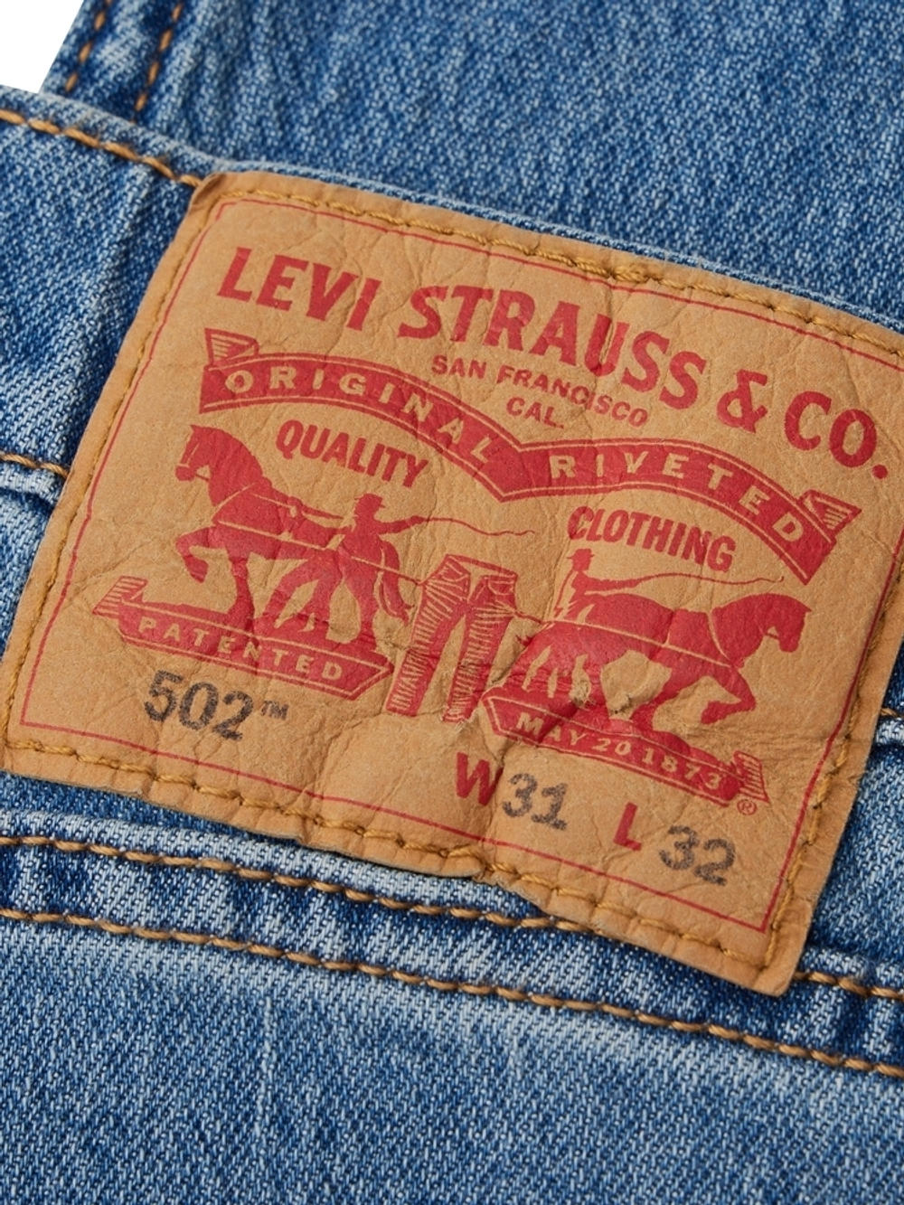 Мужские классические джинсы Levi's 502 Taper 29507-1452