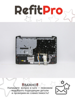 Верхняя панель с клавиатурой (топкейс) для ноутбука Lenovo ideapad Creator 5-15IMH05 82D4 раскладка - русская, с подсветкой, темно зеленый (5CB0Z26935), оригинал