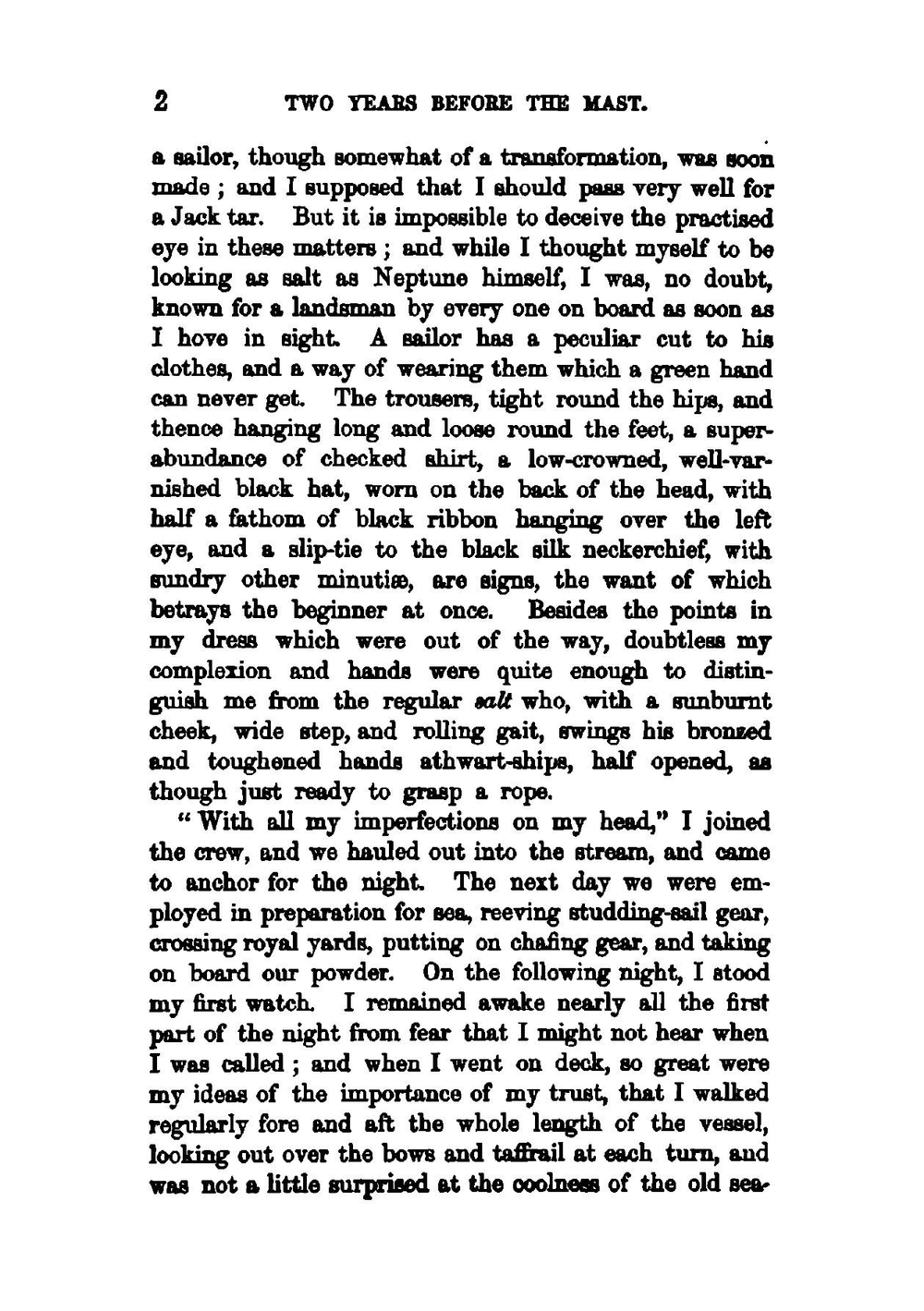 Two Years Before the Mast | Richard Henry Dana