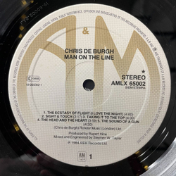Винтажная виниловая пластинка LP Chris de Burgh Man On The Line (Holland 1984)