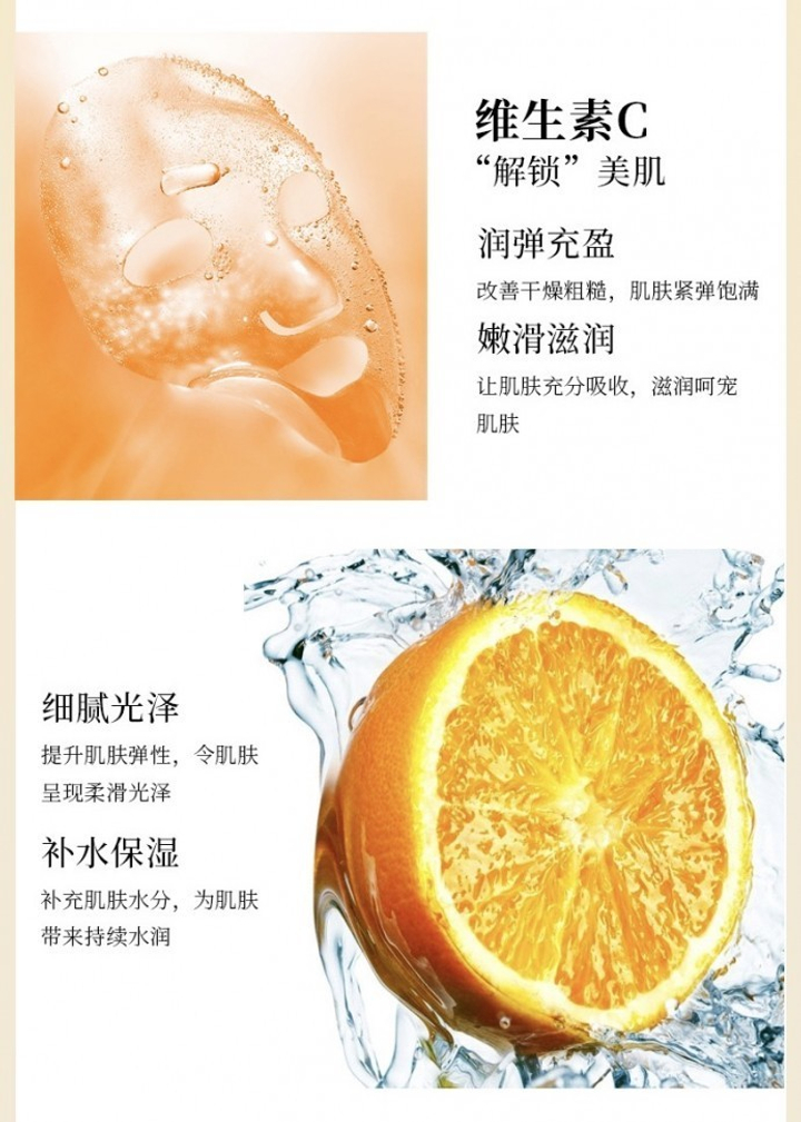 Маска для лица BioAqua Омолаживающая с Витамином С Vitamin С Rejuvenating Mask 25 г